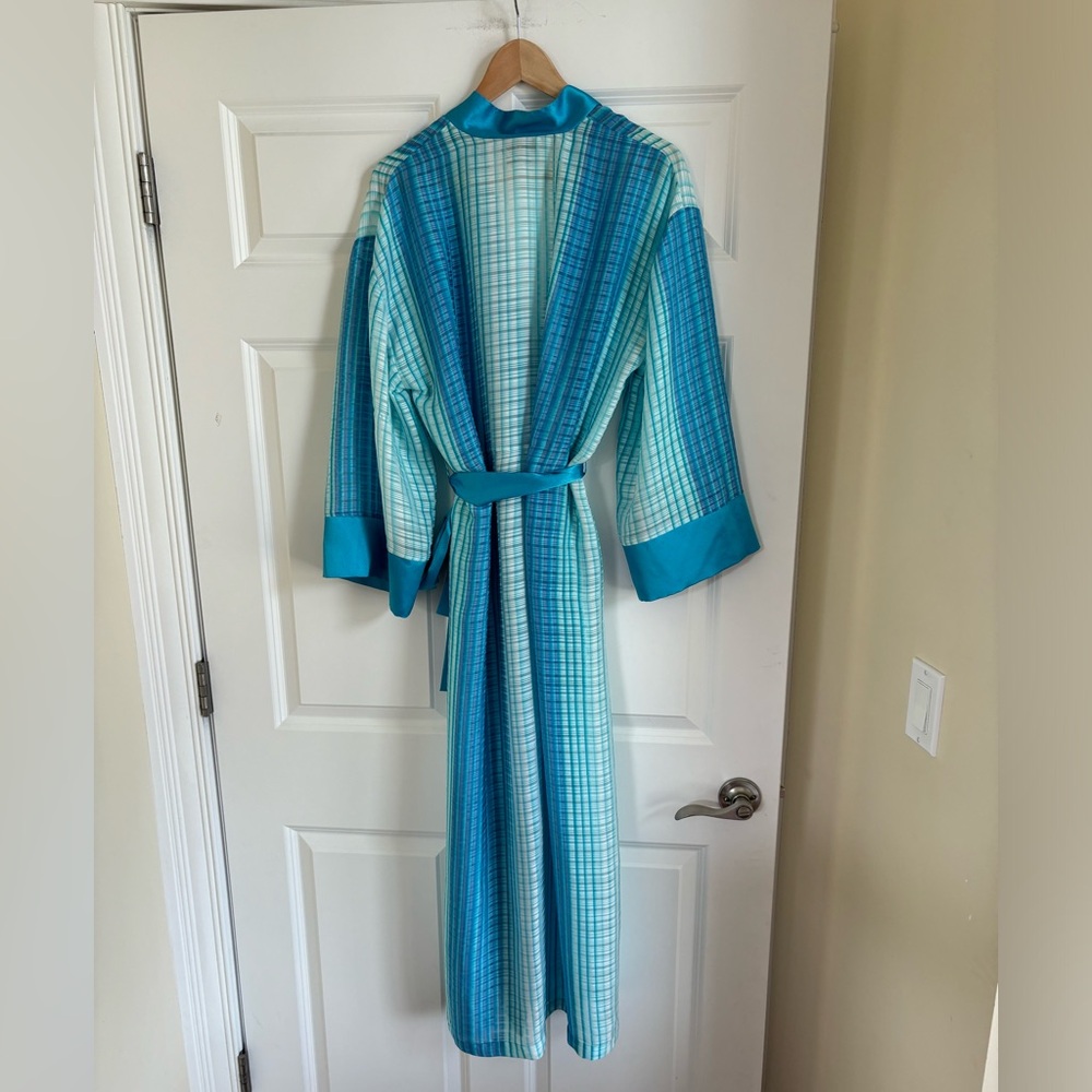 Vintage Valentino Intimo Sheer Robe Kimono Small - Picture 8 of 10
